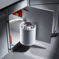 Hailo Mono Waste Bin in stainless steel