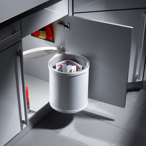 Hailo Mono Waste Bin in stainless steel