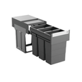 Hailo Tandem Waste Bin in grey