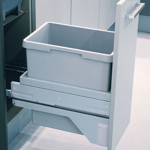 Hailo Euro Cargo Waste Bin in silver