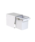 Hideaway wastebin 1 x 15L, White