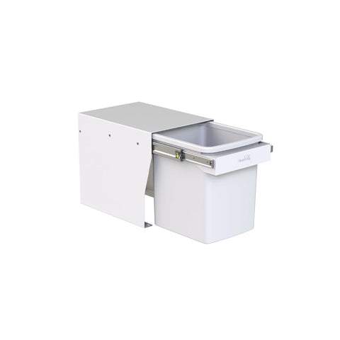 Hideaway wastebin 1 x 15L, White