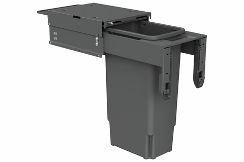 Hideaway Concelo Waste Bin in cinder