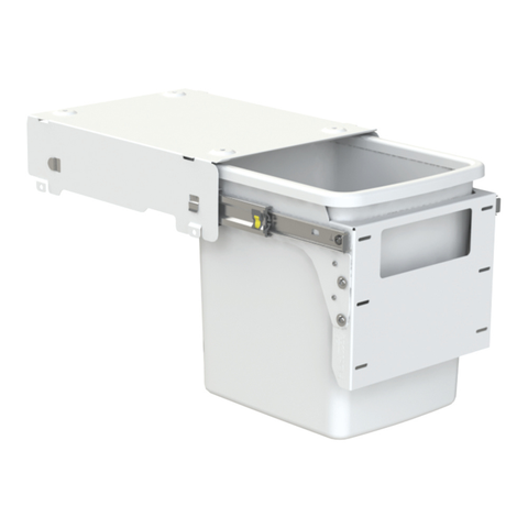 Hideaway Waste Bin Compact 15 L in arctic white