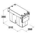 Hideaway Compact Waste Bin