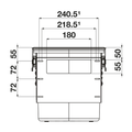 Hideaway Compact Waste Bin