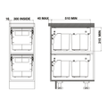 Hideaway Compact Waste Bin