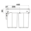 Hideaway Compact Waste Bin