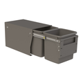 Hideaway compact waste bin in Cinder