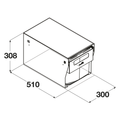 Hideaway Compact Waste Bin