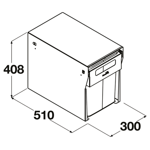 Hideaway Compact Waste Bin