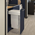 Hideaway Concelo Laundry Hamper in arctic white