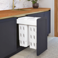 Hideaway Concelo Laundry Hamper in Arctic White