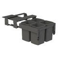 Hideaway Concelo Waste Bin in Cinder