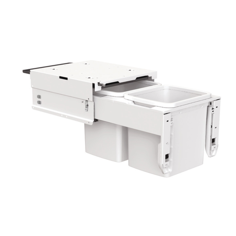 Hideaway Concelo Waste Bin in Arctic White
