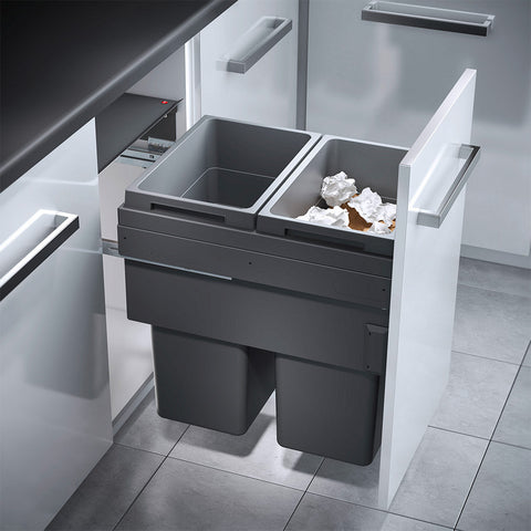 Hailo Euro Cargo Waste Bin in anthracite