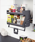 Kessebohmer iMove Overhead Storage Solution in Anthracite