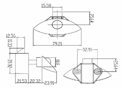 Caravan Handle Rv-A06-Cp Chrome Plated