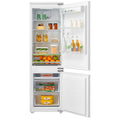 Refrigeration Integrated Fridge/Freezer, 248L Fridge: 248 L total capacity: 180L / 68LHeavy duty door-on-door hingeEasy fit integrated designEasy slide temperature controlEffective ventilationFrost free freezer Freezer: 68 L CapacityFrost freeFast freezin