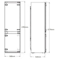 Refrigeration Integrated Fridge/Freezer, 248L Fridge: 248 L total capacity: 180L / 68LHeavy duty door-on-door hingeEasy fit integrated designEasy slide temperature controlEffective ventilationFrost free freezer Freezer: 68 L CapacityFrost freeFast freezin