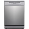 Hafele 60cm Freestanding Dishwasher Brand: Häfele Features: 15 Place settings6 Wash programsStainless Steel finishThird cutlery drawer1-24 Hour delay startElectronic controls with LED displayHalf load functionsExtra drying programChild lockHeight adjustab