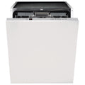 60cm Integrated Dishwasher Brand: Häfele Features: 14 Place settings8 Wash programsThird cutlery drawer3/6/9 Hour delay startElectronic controlsExtra drying programChild lockHeight adjustable upper basketsCollapsible plate racks49 dBA Max noise levelStain