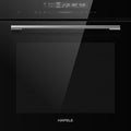 Häfele 60cm Pyrolytic 15 Function Oven with Air Fry Features: 15 Functions81L gross cavityFull touch controls with white LED display1 set of telescopic runnersQuad glazed doorQuick release door glass systemInterior lightSlimline handle30-250°C Temperature