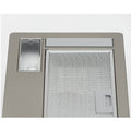 60cm or 90cm Hafele Undermount Built in Rangehood Features: 520 m3/hr extraction2x LED 3W 2700K3 Speed settingsPush pull knob controlsAluminium grease filter68 dBA max noise level Version: 60cm90cm Dimensions. (mm): 60cm = 177 x 535 x 300 (HxWxD) - 4.8kgs