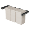 Kesseböhmer Conero Laundry Hamper Pull-Out Set in black