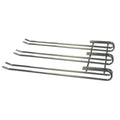 18 Glass Holder Please note: Product can take up to 10 business days to be shipped! Version: 18 Glass Capacity3 rows x 6 glasses each Material: Steel Finish: Chrome plated, polishedChrome plated, matt Notes: Allow minimum 75mm spacing between installed gl