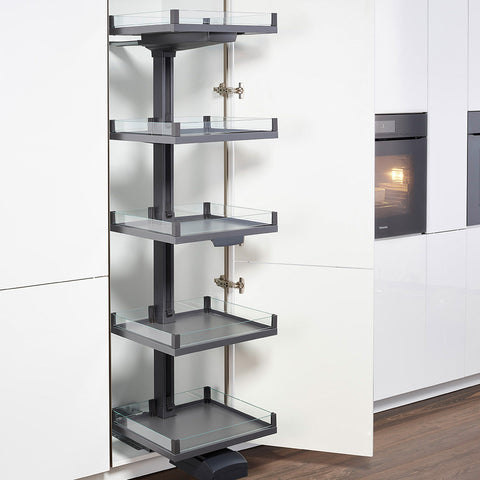 Clever Storage Solution Convoy Lavido Pull-Out Pantry in Anthracite