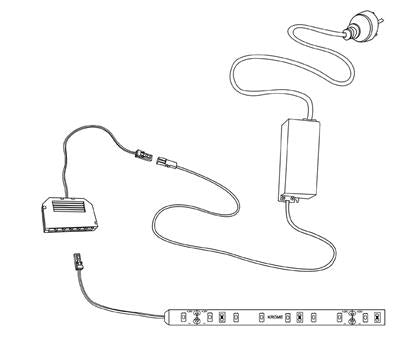 Krome Flexible LED Strip Light Kit