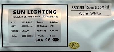 Krome 5 Metre Roll Led 60 Led/Metre