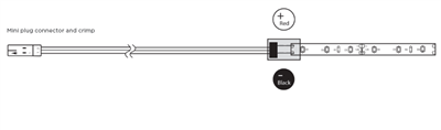 Krome Mini Plug Connector And 8mm Crimp