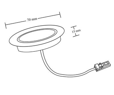 Galaxy 70 Recessed Single Light