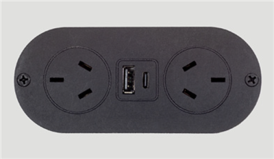 Krome In Drawer Power Point With Usb-A/C