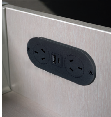 Krome In Drawer Power Point With Usb-A/C