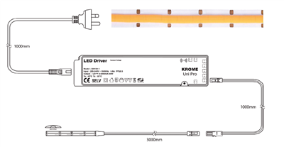 Krome COB LED Strip Light IP65