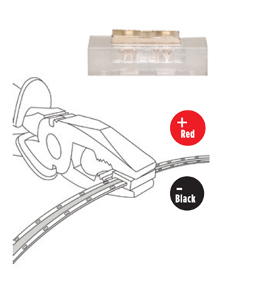 Krome Cob Straight Connector Crimp 8mm