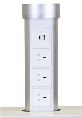 Point Pod Multi 3 X Power Outlet 2 X Usb-A/C