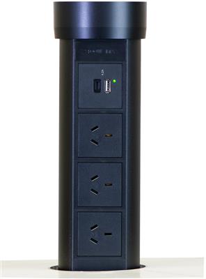 Point Pod Multi 3 X Power Outlet 2 X Usb-A/C