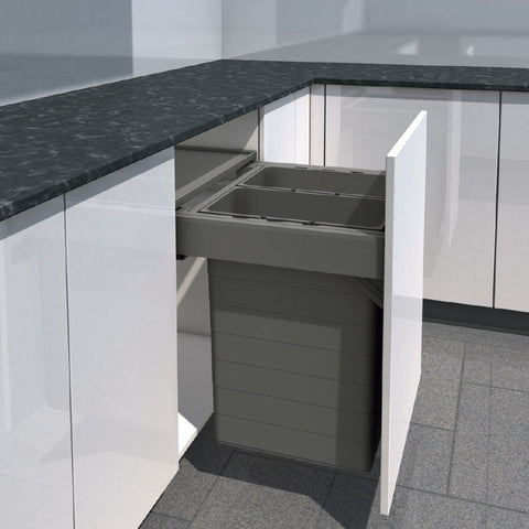 Ninka One2XL Waste Bin in dark grey