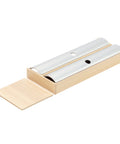 Twin roll holder, natural oak