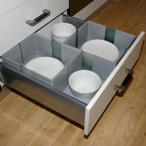 Ninka Cuisioflex drawer insert in white translucent