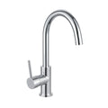 Mixer Tap Gooseneck Brand: Häfele Finish: Polished chrome Star Rating: 5 Ltr/min: 5 License Number: 1712 WELS Registration Number: T15749 Watermark: Certified Note: Not suitable for installation directly into a laminate benchtop Support: User Manual/Insta