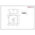Squareline Plus Single Bowl Features: 0.8mm Thick Premium 18/10 Stainless Steel Satin Polish FinishWatermark waste25mm radius Satin Polished30L CapacityTop mount and undermount installation options Bowl Configuration: Single Bowl Drainer Configuration: Pu