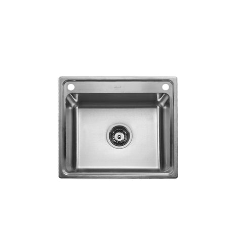 Häfele Squareline Plus Single Bowl Laundry Tub in stainless steel