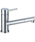 Polished chrome mixer tap