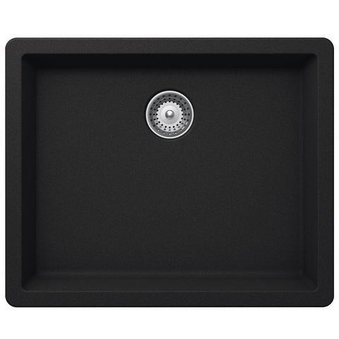 Häfele Quartz Laundry Sink in black onyx