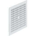 Ventilation Grill - White Version: With flanged rim Installation: For recess mounting, can be screwed in place Finish: White Ventilation: 85 cm2 Hafele